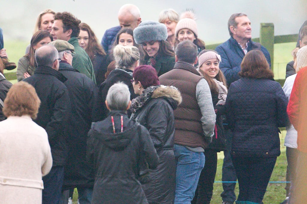 Kate Middleton and Prince William at Church January 2017