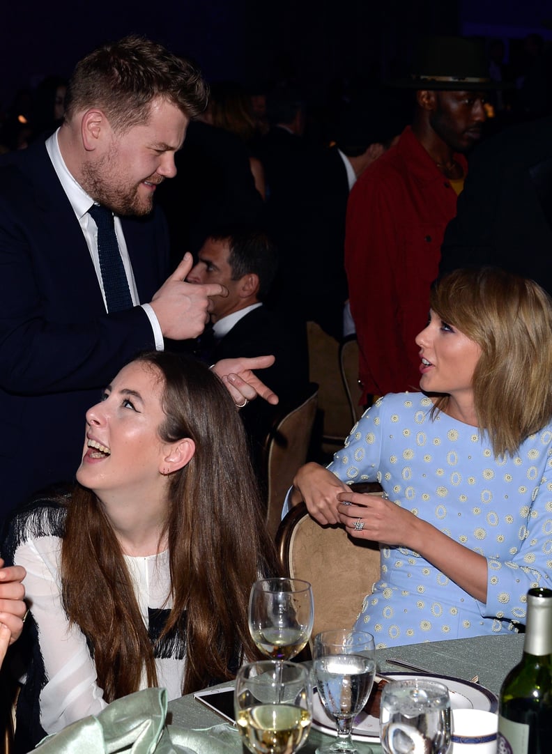 James Corden and Taylor Swift