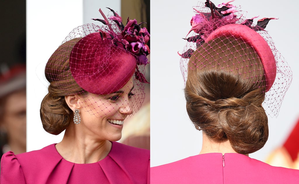 Kate Middleton's Messy Side Bun, 2018