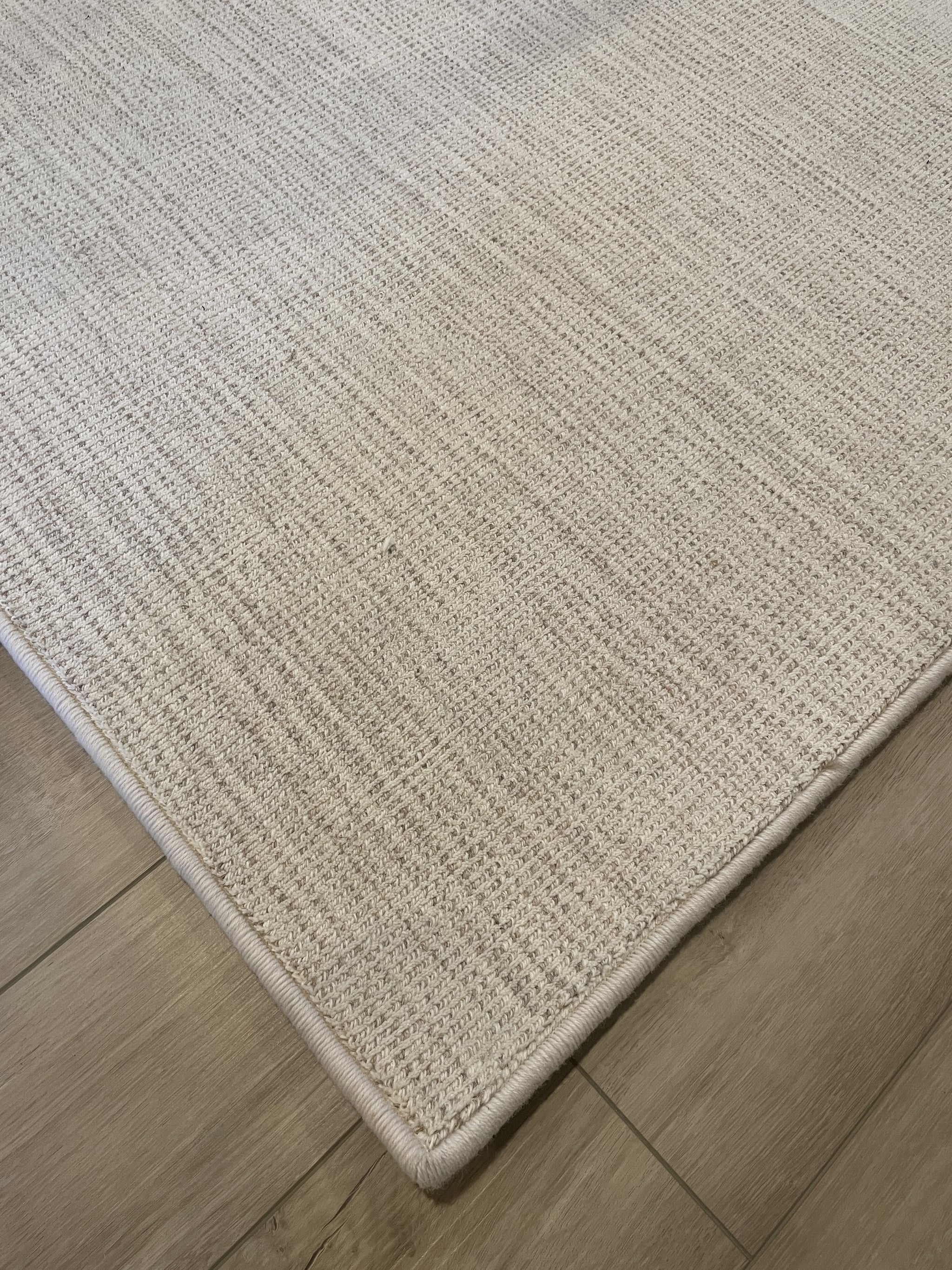 Close Up of the Stripes on the Ernesta Calamus Rug