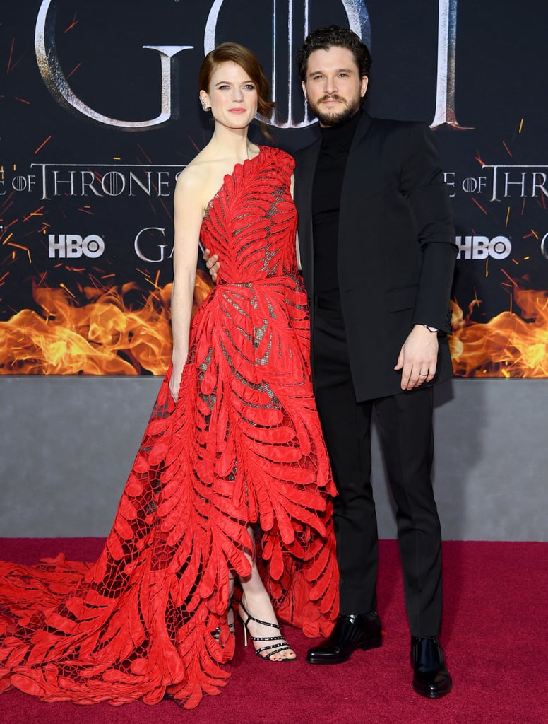 Kit Harington Rose Leslie at Game of Thrones Premiere 2019