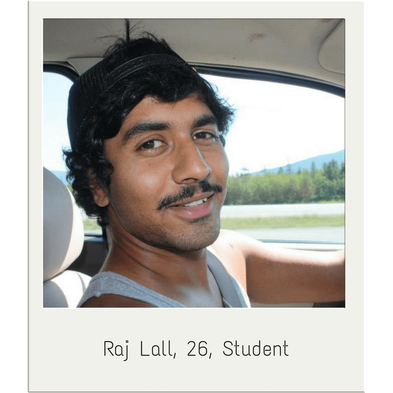 Raj Lall, 26, Student