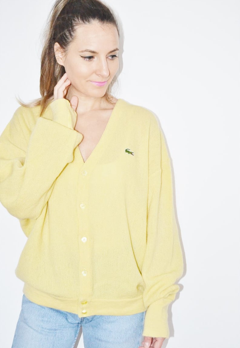 Vintage '90s Rare Lacoste Cardigan/Jumper
