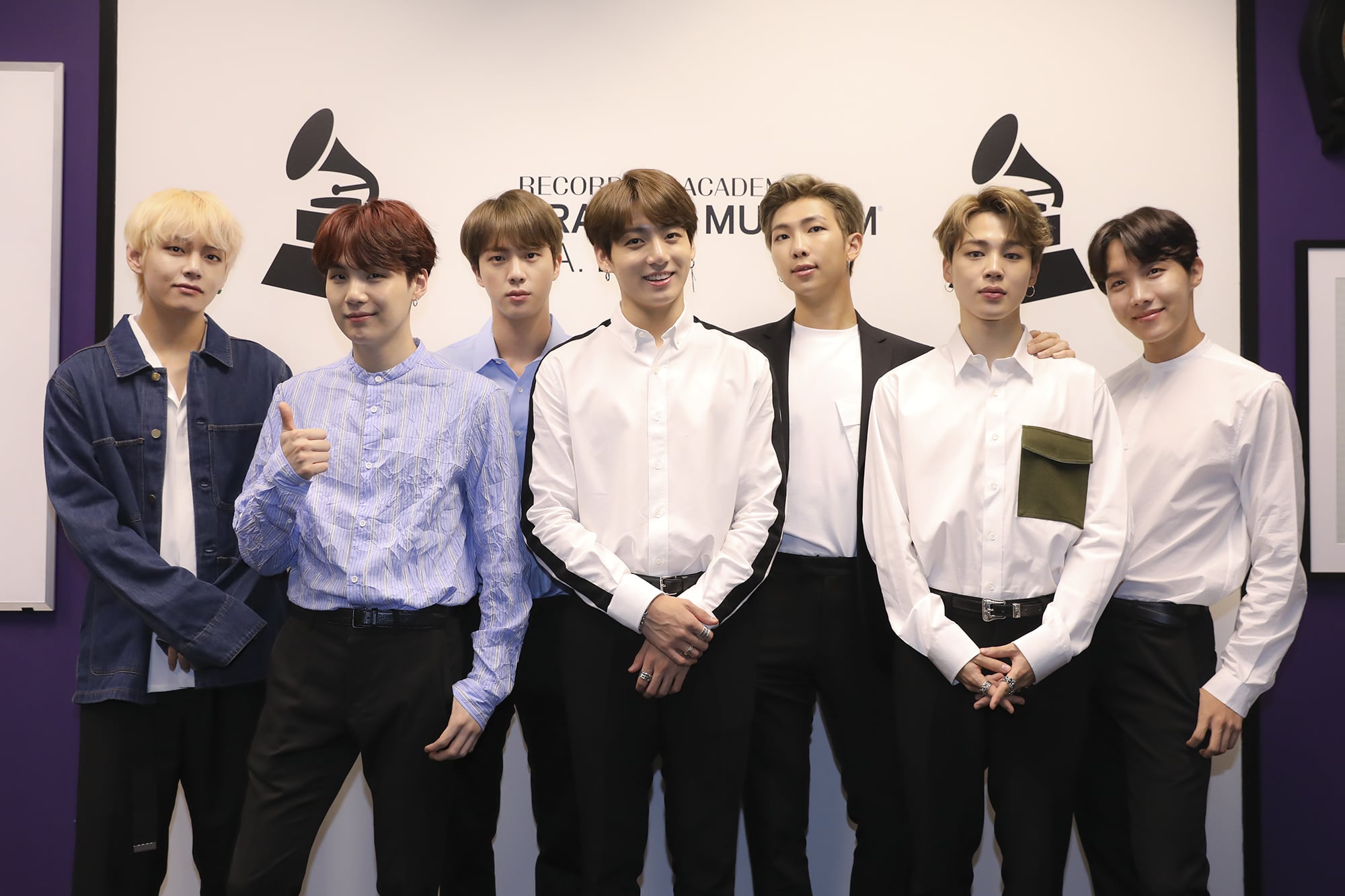 BTS at the Grammy Museum Photos 2018