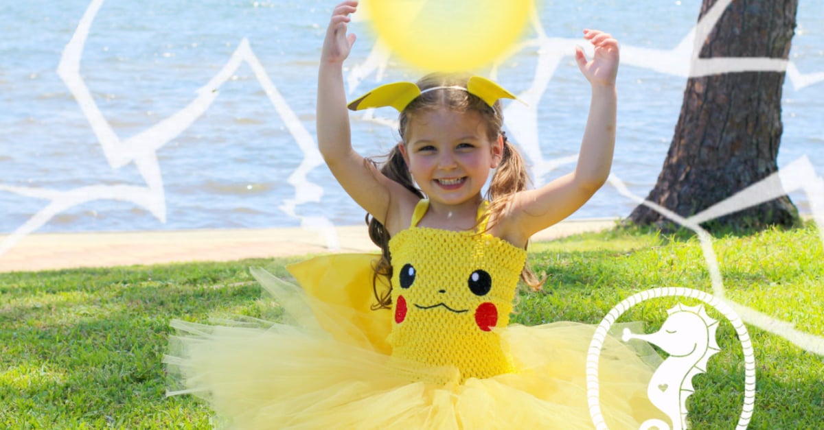 Pikachu tutu dress- pokemon costume- pikachu tutu-kisses dress