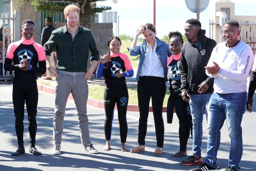 Meghan Markle Wearing a Madewell Denim Jacket