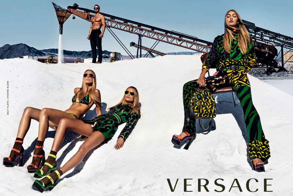 Gigi Hadid Versace Campaign Spring 2016