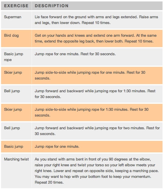 jump rope workout program