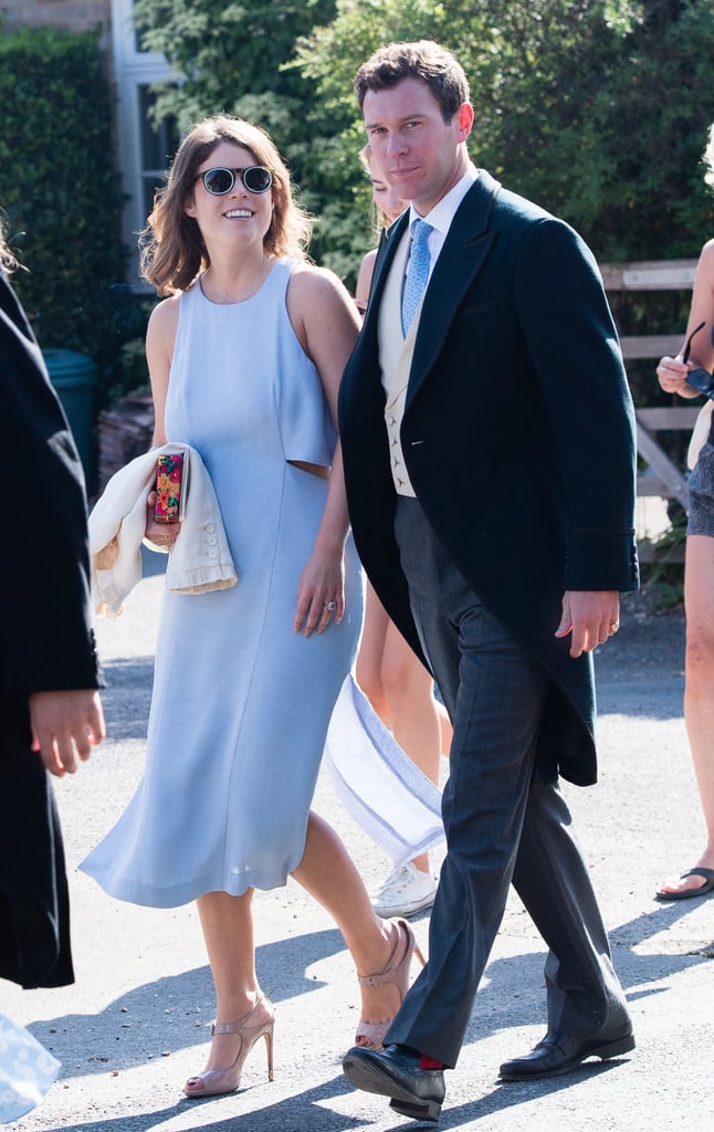 Princess Eugenie's Blue Wedding Guest Dress 2018