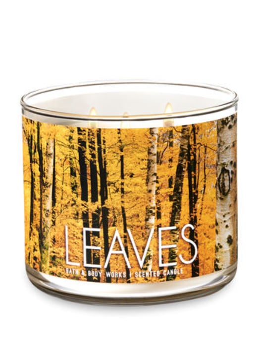 Leaves Three-Wick Candle