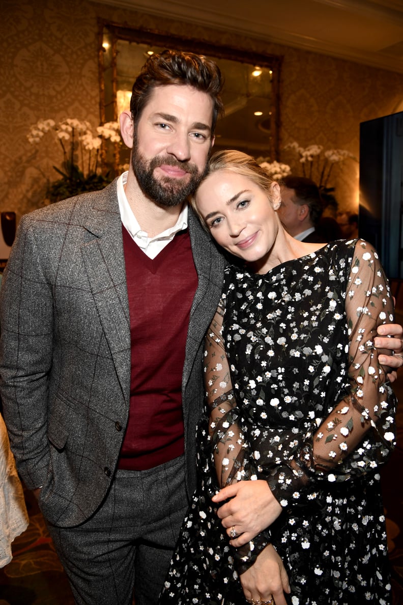 LOS ANGELES, CA - JANUARY 05:  John Krasinski (L) and Emily Blunt attend The BAFTA Los Angeles Tea Party at Four Seasons Hotel Los Angeles at Beverly Hills on January 5, 2019 in Los Angeles, California.  (Photo by Frazer Harrison/BAFTA LA/Getty Images for
