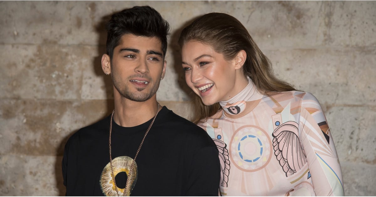 Gigi Hadid and Zayn Malik at Paris Fashion Week 2016 - POPSUGAR
