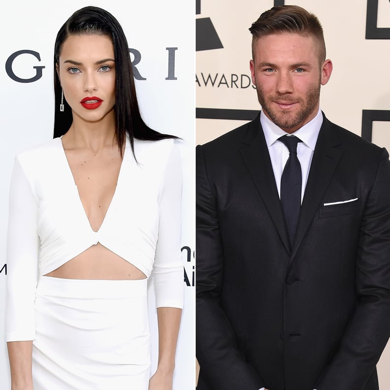 Adriana Lima and Julian Edelman