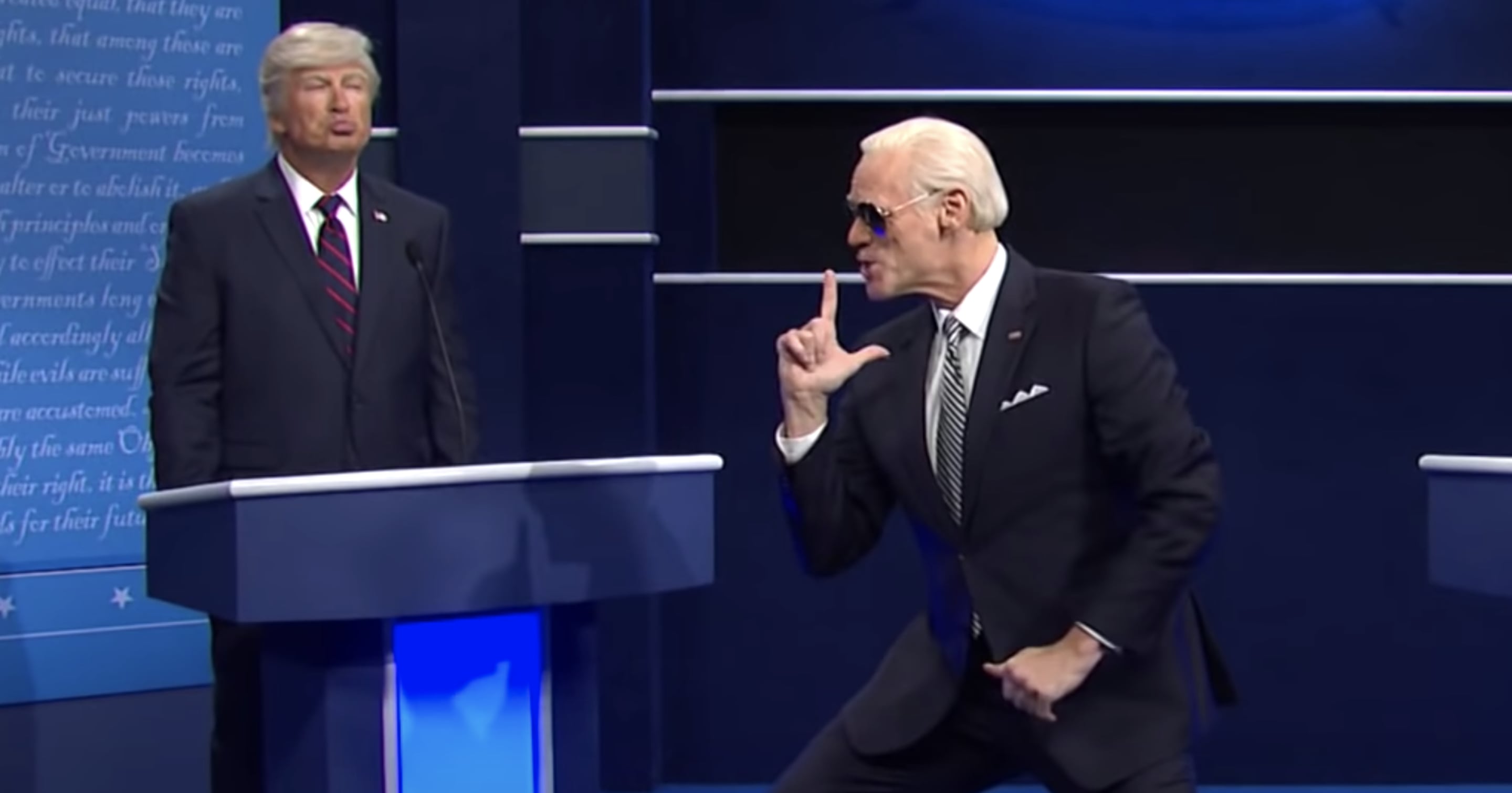 SNL Jim Carrey as Joe Biden in Presidential Debate Skit POPSUGAR