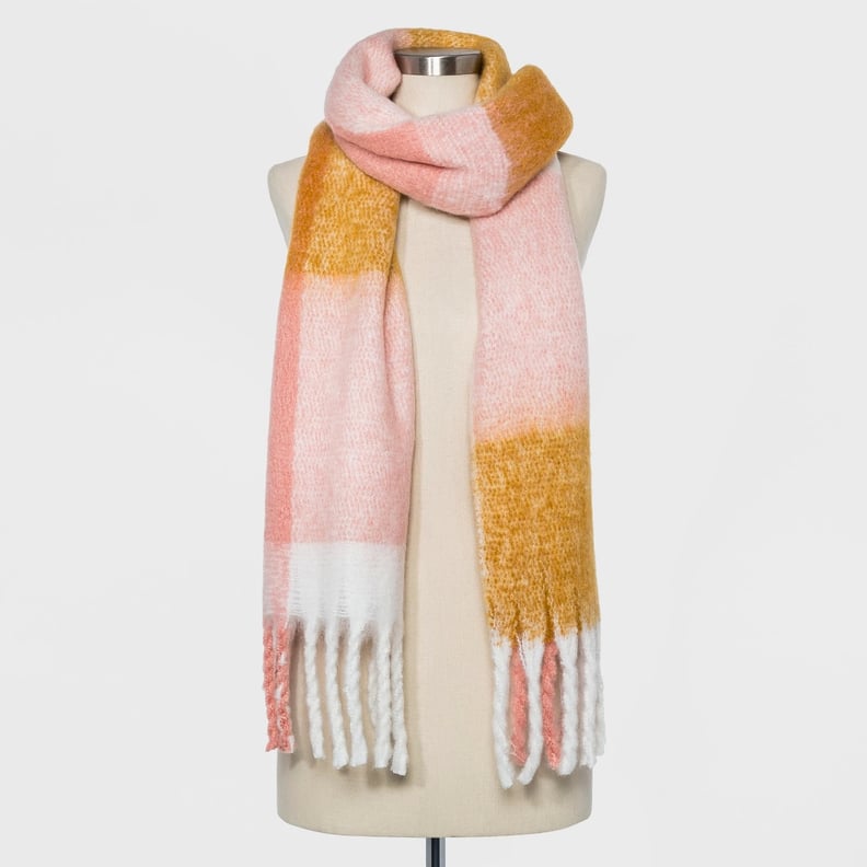 Women's Brushed Woven Blanket Scarf