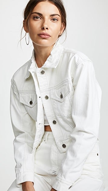 Ksubi Chalk Denim Set | Rihanna Wearing a Baseball Cap and White Jeans ...