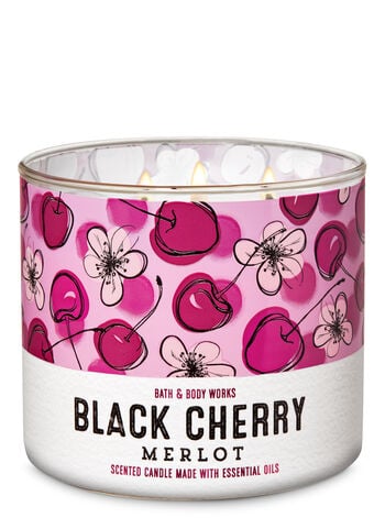 Black Cherry Merlot 3-Wick Candle