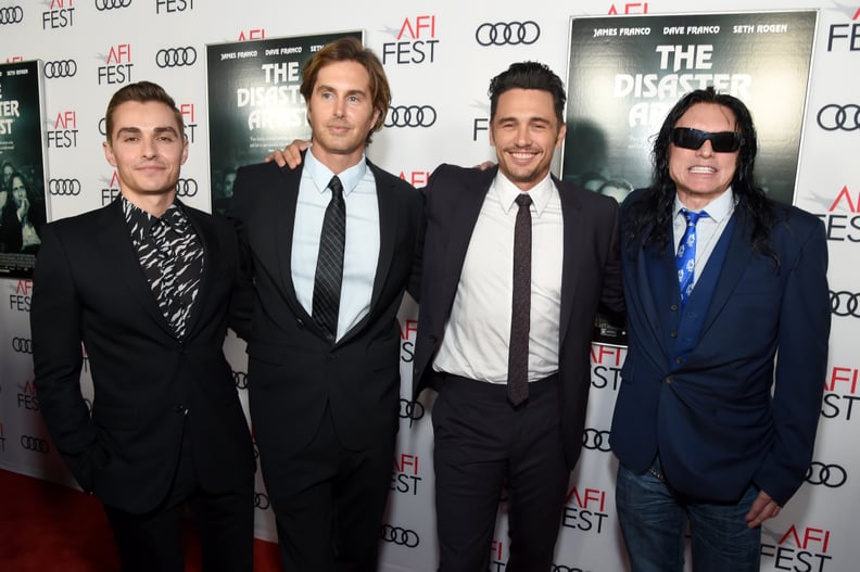 Dave Franco, Greg Sestero, James Franco, and Tommy Wiseau