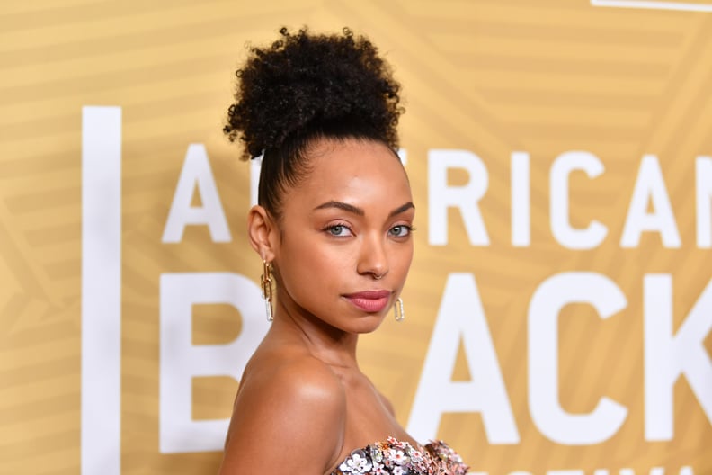 BEVERLY HILLS, CALIFORNIA - FEBRUARY 23: Logan Browning attends the American Black Film Festival Honors Awards Ceremony at The Beverly Hilton Hotel on February 23, 2020 in Beverly Hills, California. (Photo by Amy Sussman/Getty Images)