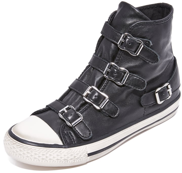 Ash Virgin Buckled High Top Sneakers