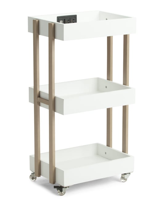 3Tier Tech Beauty Cart Best Home Decor From TJ Maxx 2019 POPSUGAR