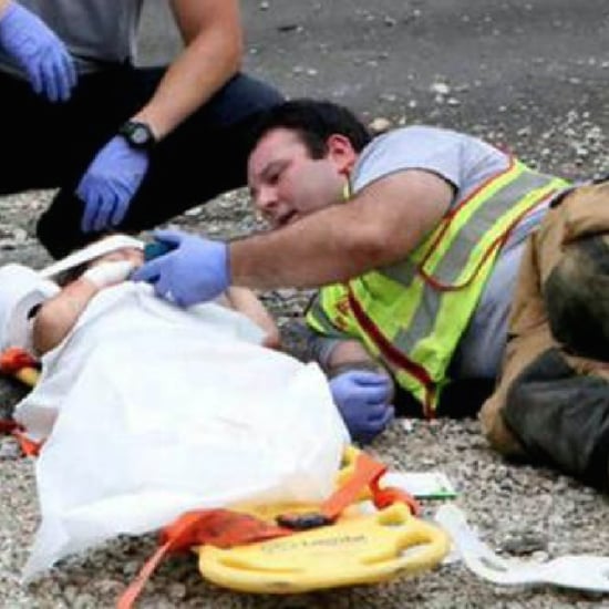 Firefighter Calms Child Involved in Crash by Playing a Movie