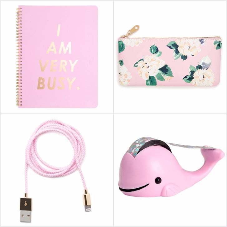 Millennial Pink Desk Accessories POPSUGAR Smart Living