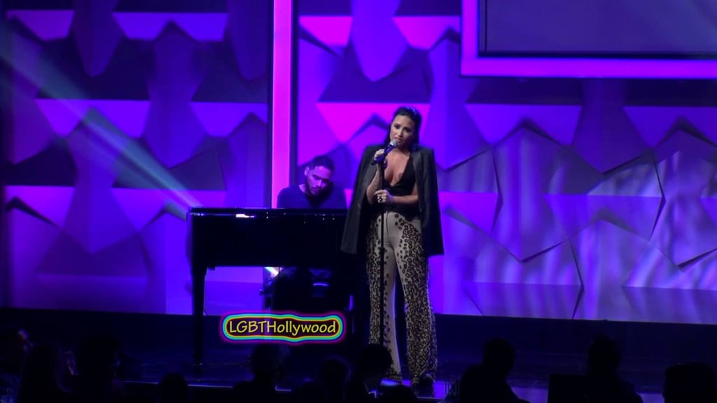DEMI LOVATO Surprise Performance GLAAD
