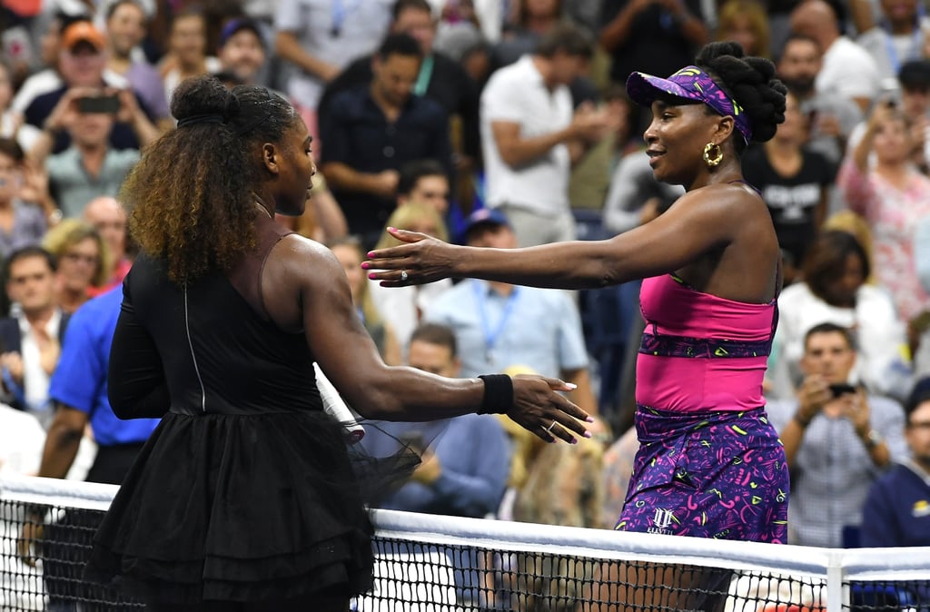 Serena and Venus Williams 2018 US Open Match Pictures