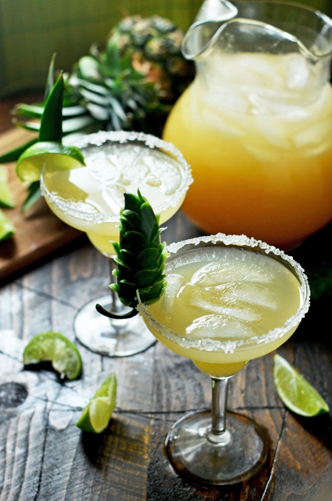 Caramelized Pineapple and Jalapeño Margarita