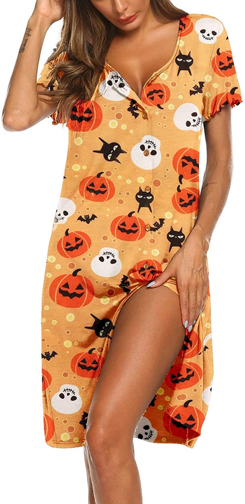 A Spooky Find: Ekouaer Women's Halloween Nightshirt