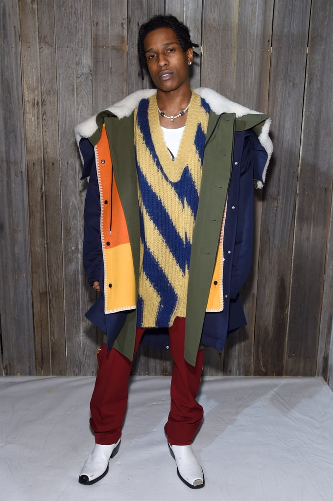 ASAP Rocky | Celebrities in the Front Row at Fashion Week Fall 2018 ...