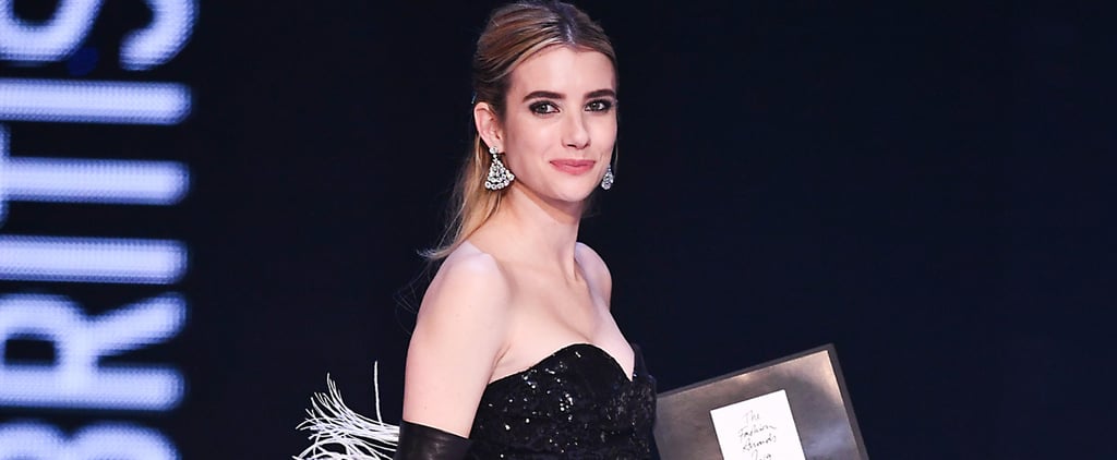 Emma Roberts's Black Tulle Dress at Paris Hilton's Wedding