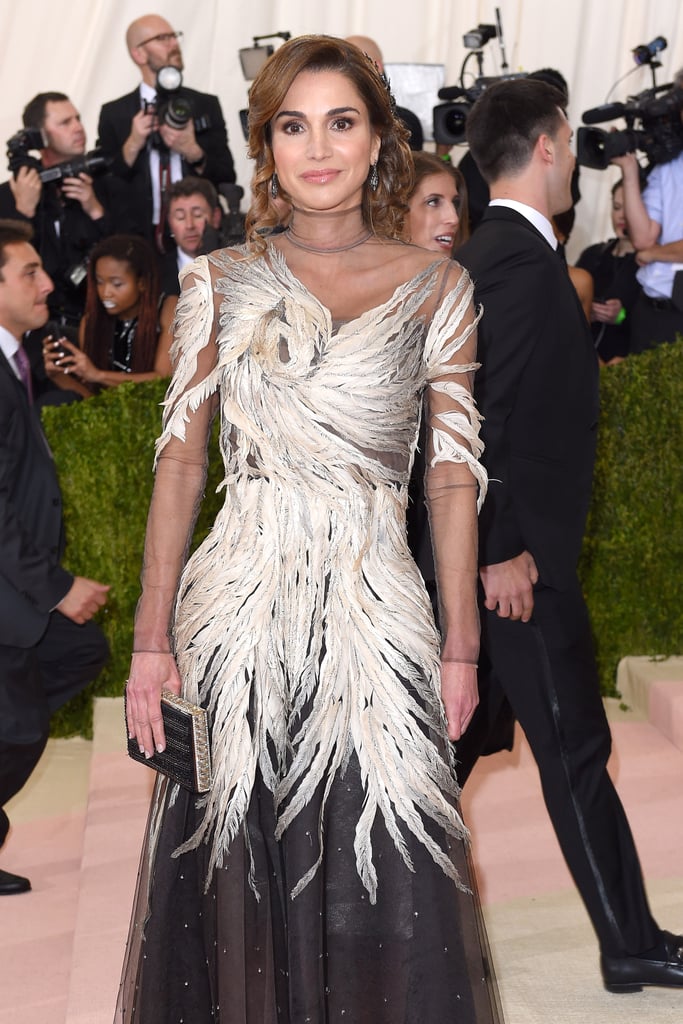 Queen Rania of Jordan at the 2016 Met Gala