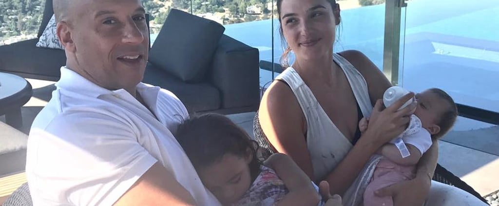 Gal Gadot and Vin Diesel Hanging Out With Their Kids 2017