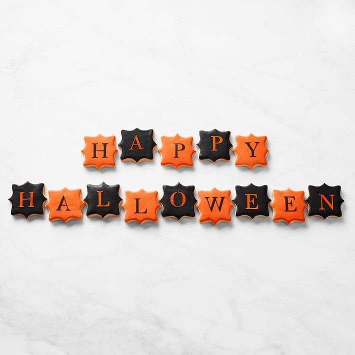 Happy Halloween Letter Cookies