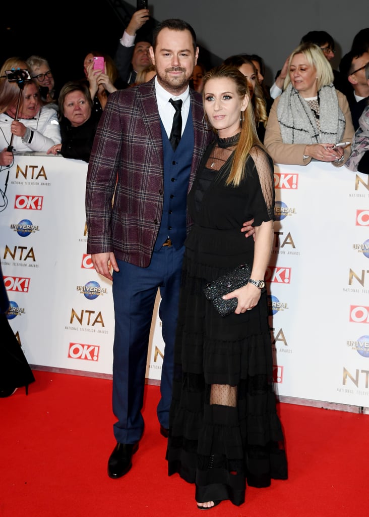 Danny Dyer and Joanne Mas at the National Television Awards 2020