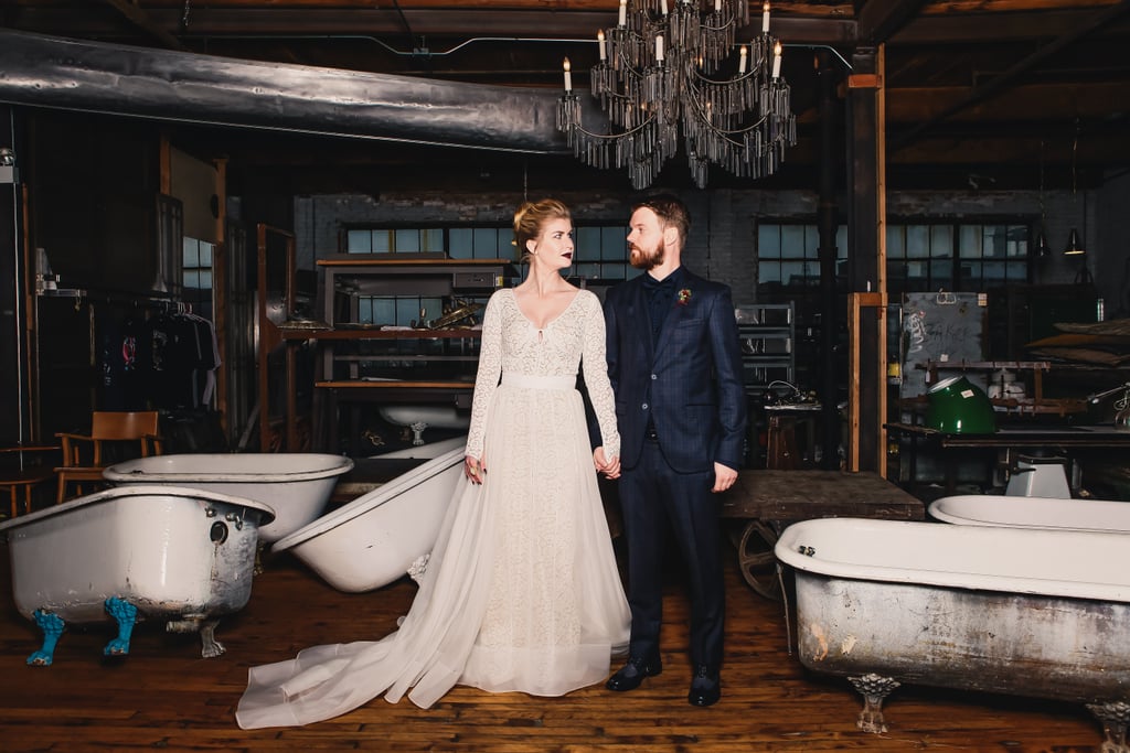 Quirky and Elegant Halloween Wedding