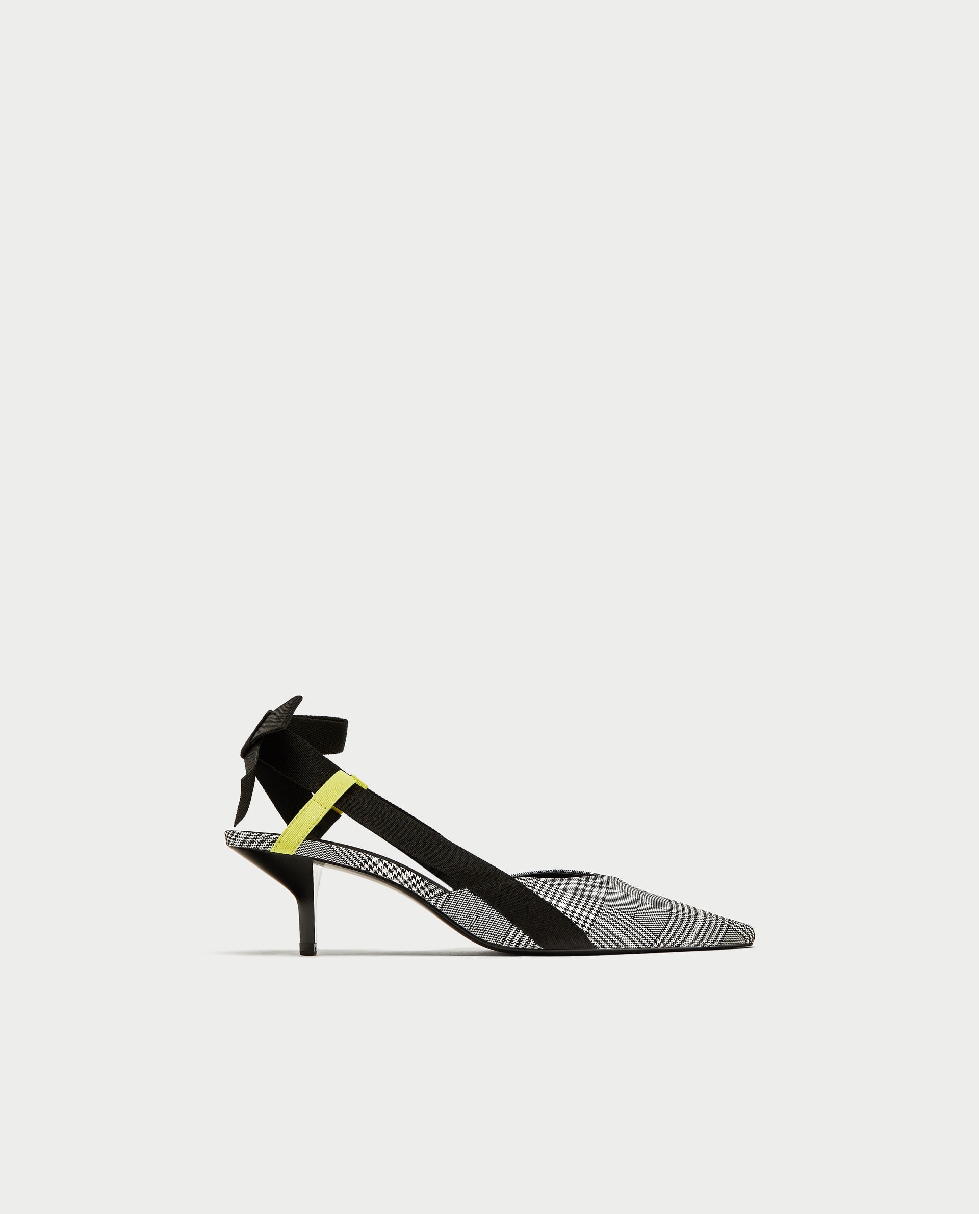 zara black high heels