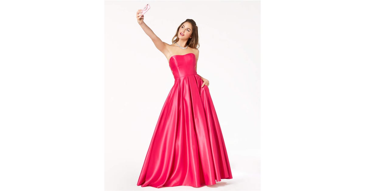 blondie nites strapless gown
