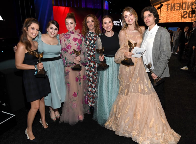 The cast and crew of Booksmart at the 2020 Spirit Awards