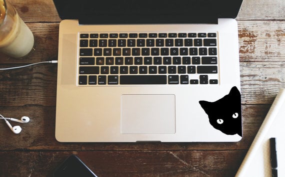 Black Cat Decal Sticker