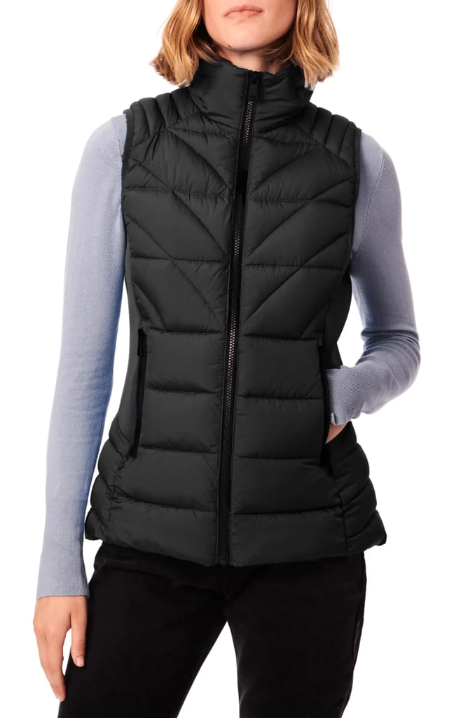 A Puffer Vest: Bernardo Water Resistant Packable Puffer Vest