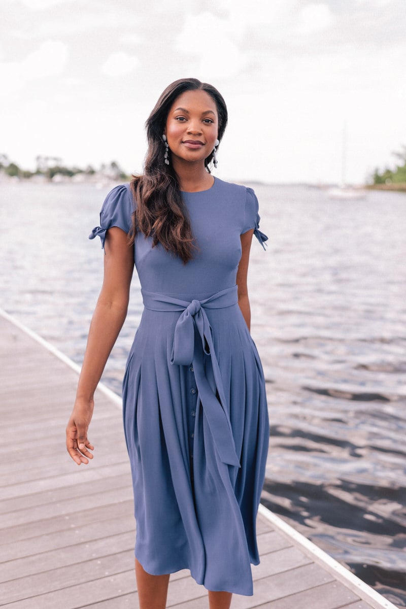 gal meets glam blue dress July Dresses 2019 LAGENCEs Maurie maxi dress