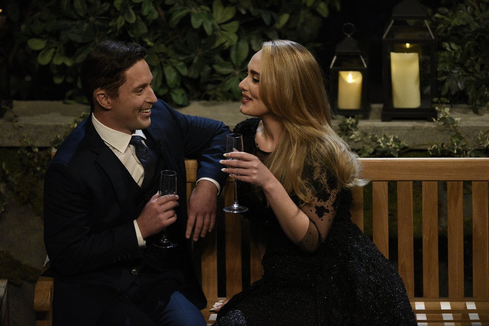 Get a Few More Looks at Adele's Outfit in SNL's "The Bachelor" Sketch