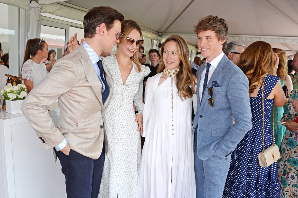 Matt Smith, Lily James, Hannah Bagshawe, and Eddie Redmayne