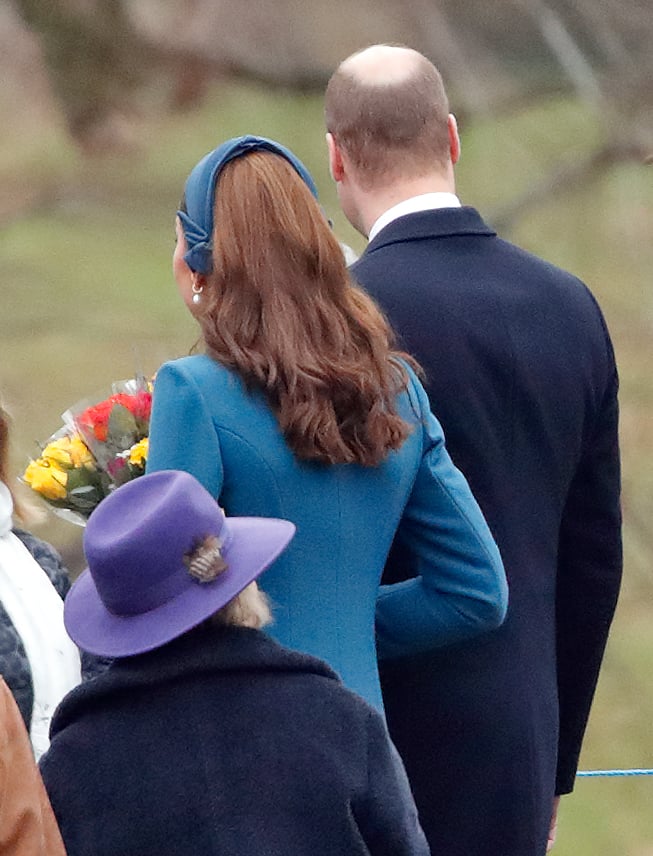 Prince William and Kate Middleton at Church Jan. 2019