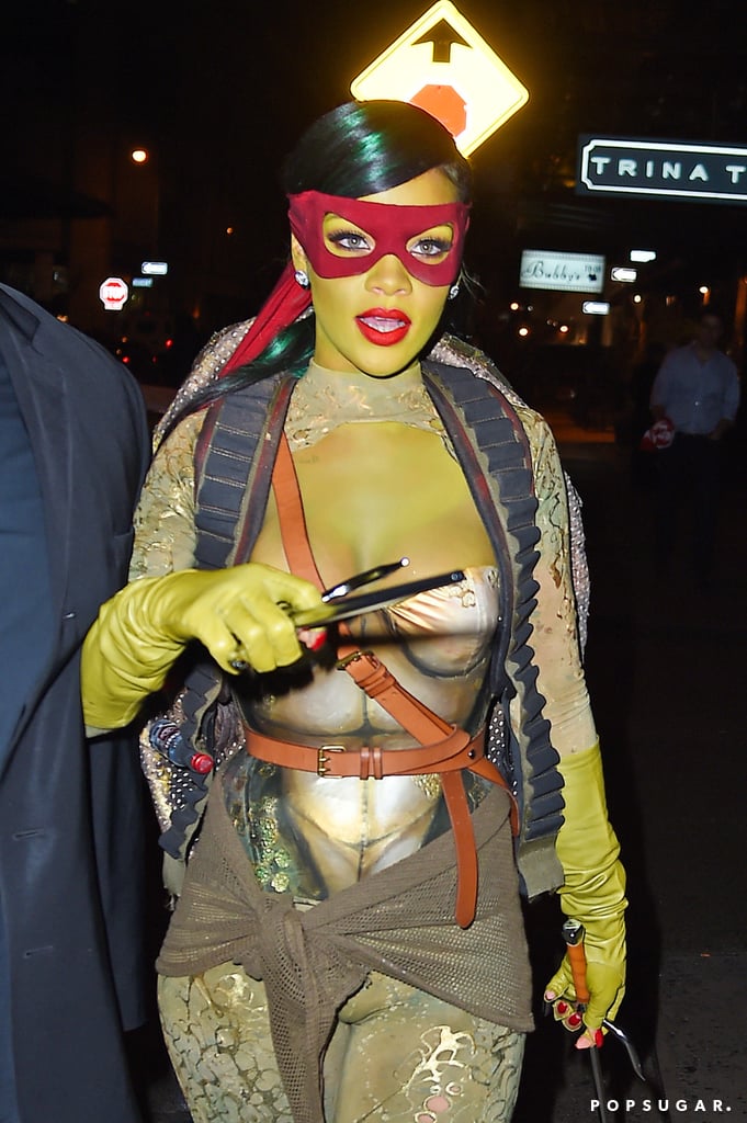 Rihanna Dressed Up as Teenage Mutant Ninja Turtle | Photos