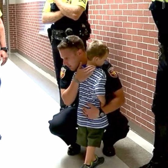 Texas Police Officers Surprise Kids Whose Father Died