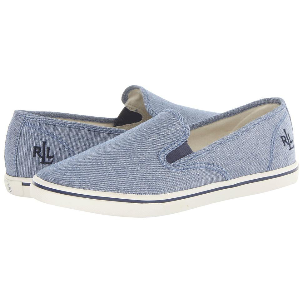 These light-blue Ralph Lauren slip-ons 